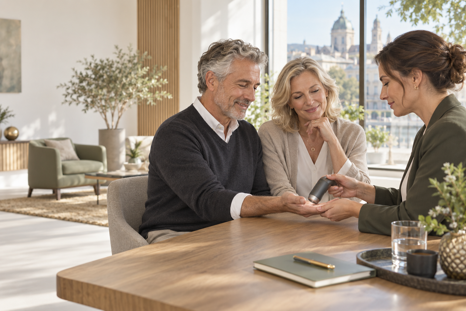 Persönliche Wellness-Begleitung mit moderner Scanner-Technologie